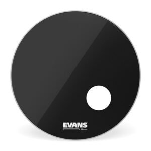 Evans EQ3 22-Inch Black Bass Resonant Head